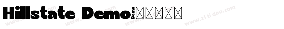 Hillstate Demo字体转换